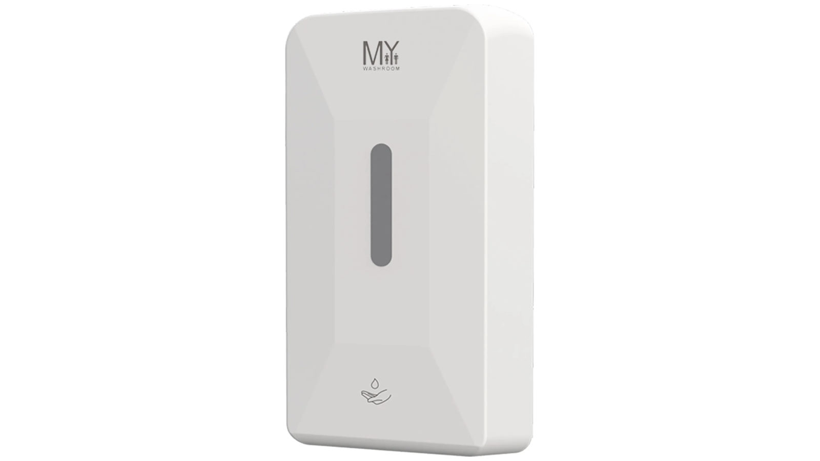 Mywashroom Touchless Automatic White Soap Dispensers with White Floor Stand