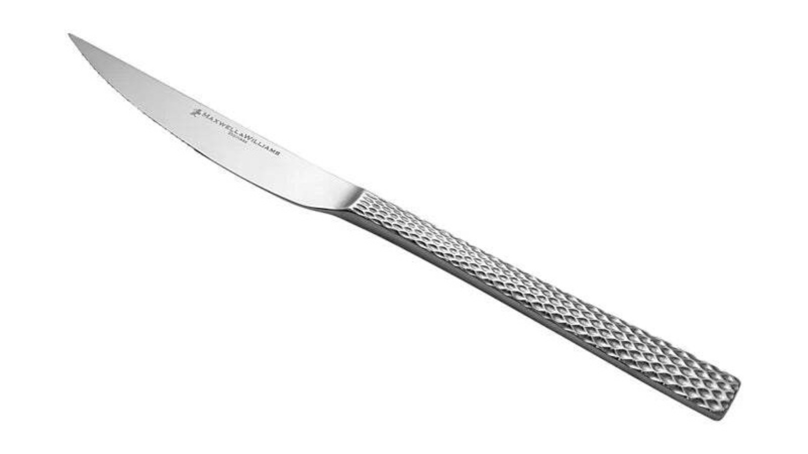 Maxwell & Williams Diamonds Stainless Steel Faceted Design Steak Knife