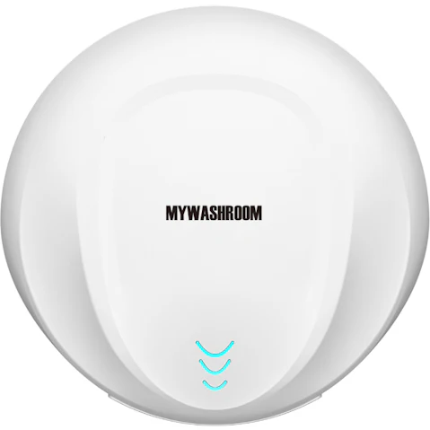 Mywashroom MY2023W UVC Hand Dryer with Auto Airflow and 360 Sterilization - White