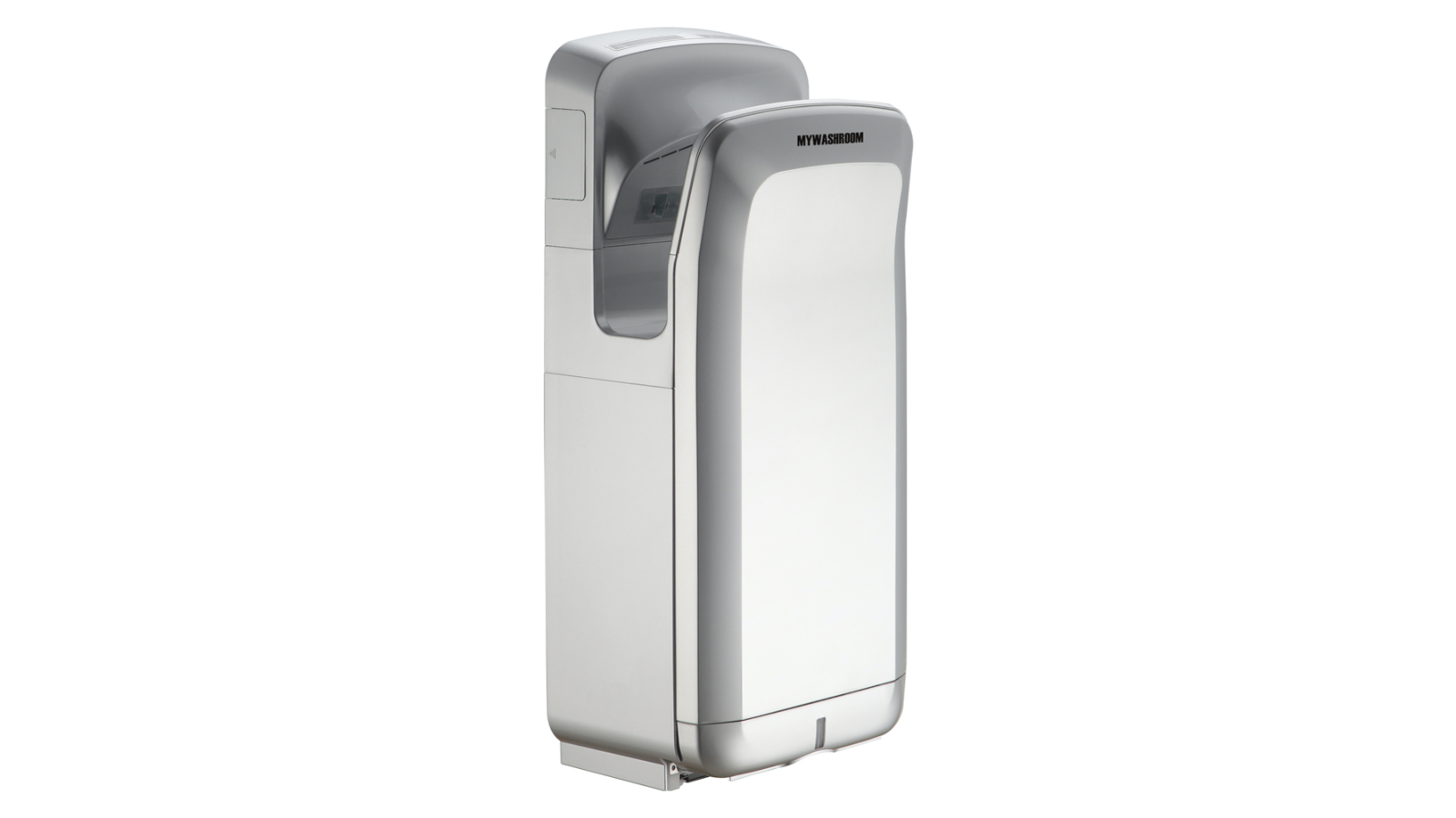 Mywashroom Commercial Brush Motor Wall Mounted Automatic Jet Hand Dryer - Silver