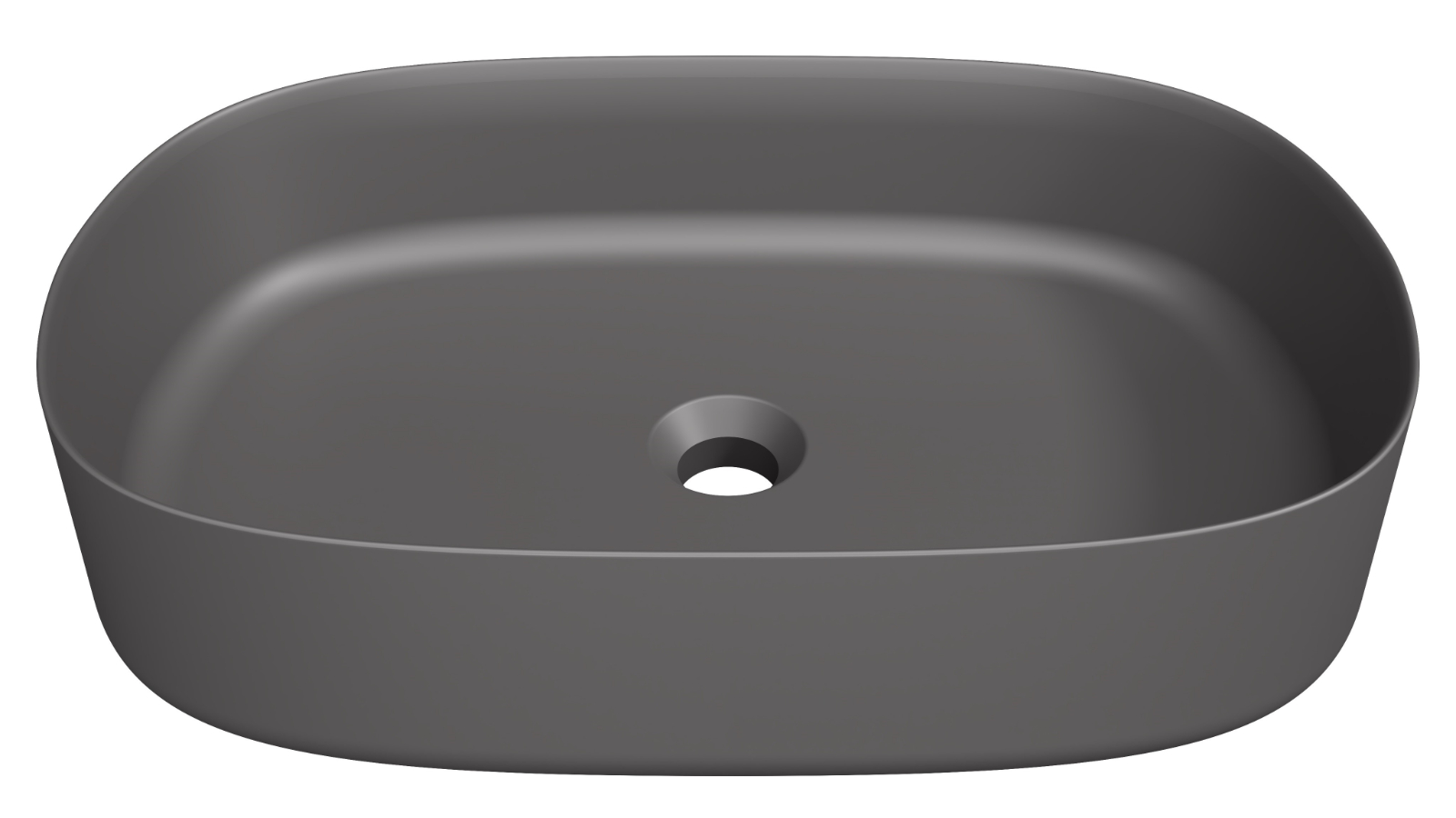 Timberline Myrtle 550mm Above Counter Basin - Anthracite