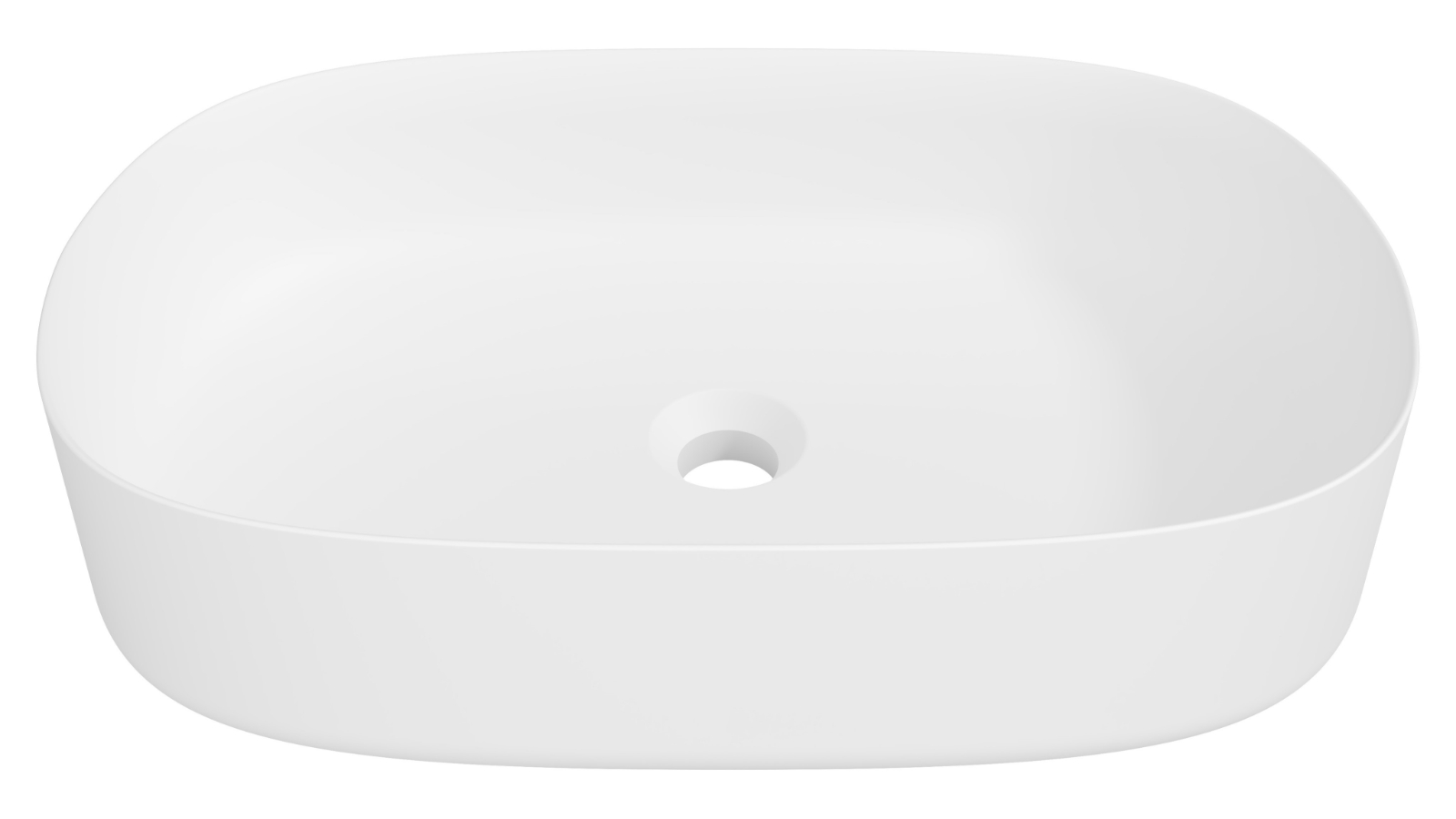 Timberline Myrtle 550mm Above Counter Basin - Matte White