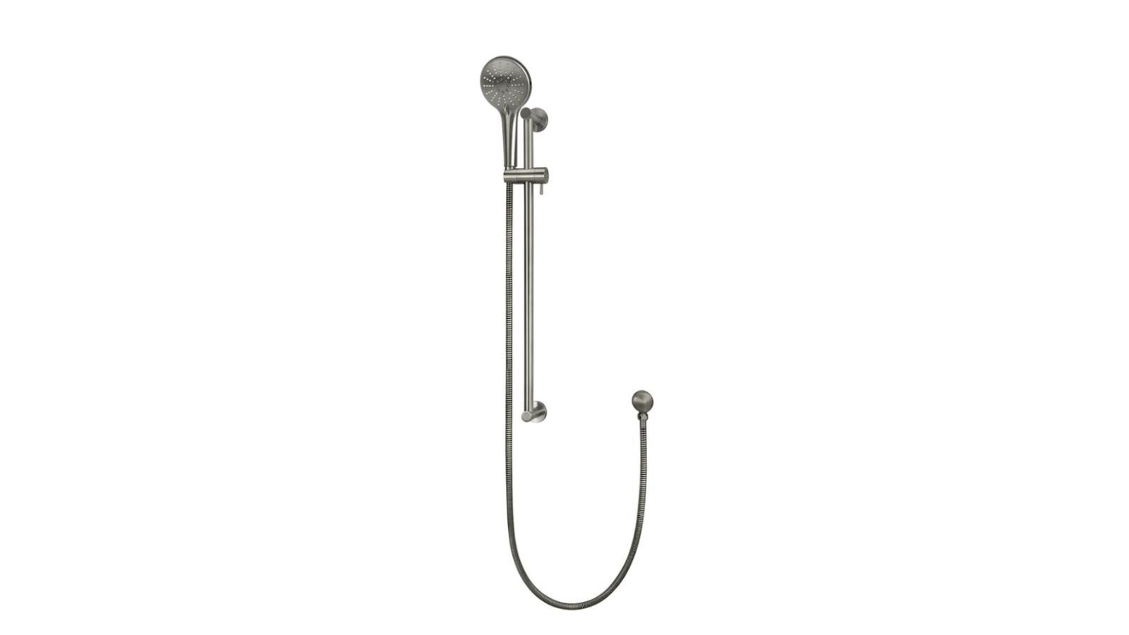 Meir Round Three Function Hand Shower on Rail Column - Shadow