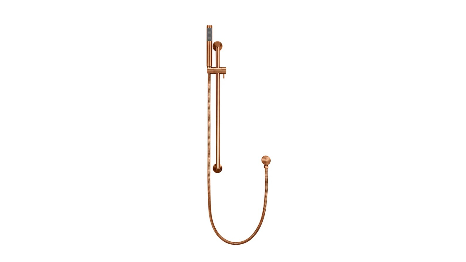 Meir Round Hand Shower Rail - Lustre Bronze