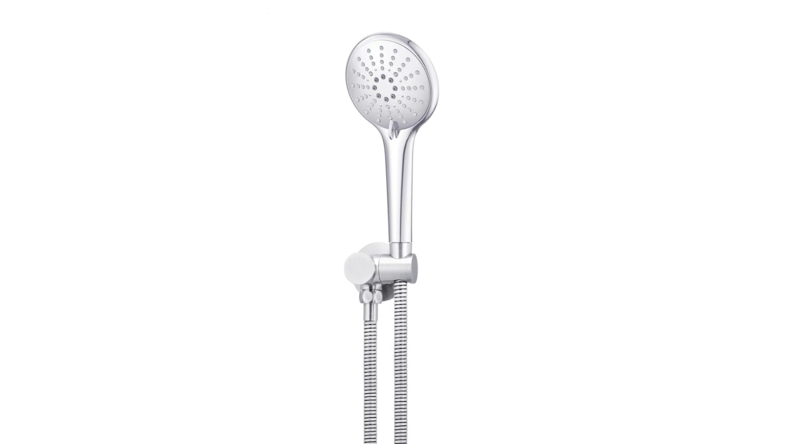 Meir Round Hand Shower on Swivel Bracket - Chrome