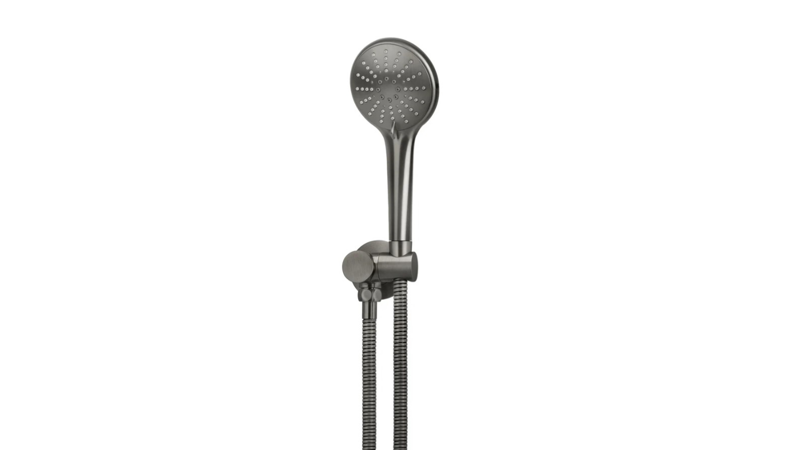Meir Round Hand Shower on Swivel Bracket - Shadow