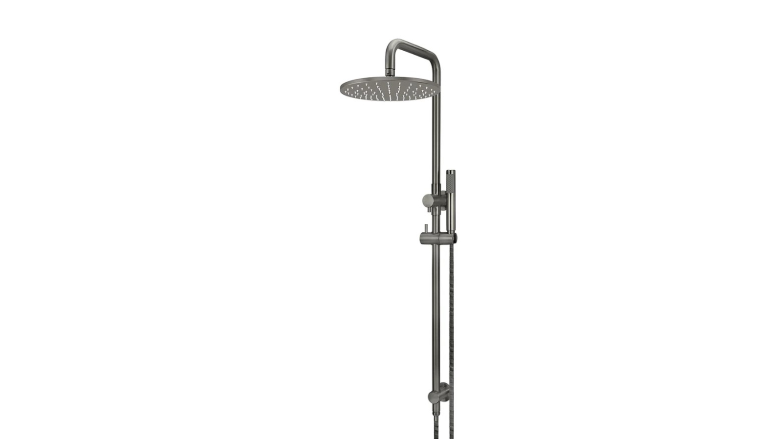 Meir Round Combination Rail Shower 300mm Rose, Single Function Hand ...