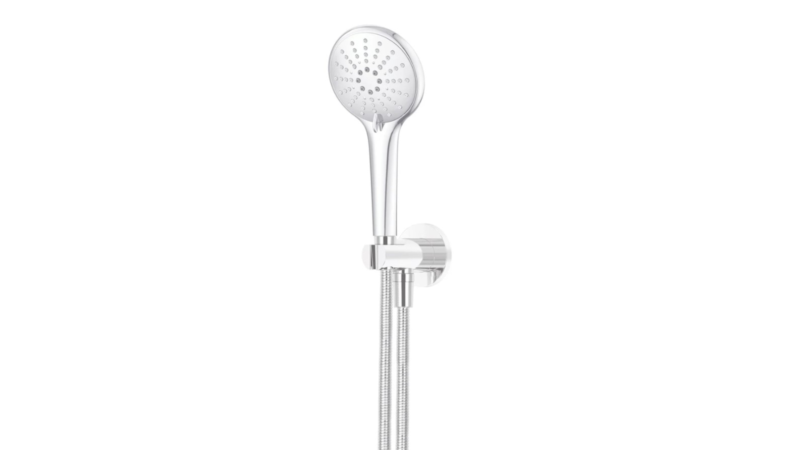 Meir Round Three Function Hand Shower on Fixed Bracket - Chrome