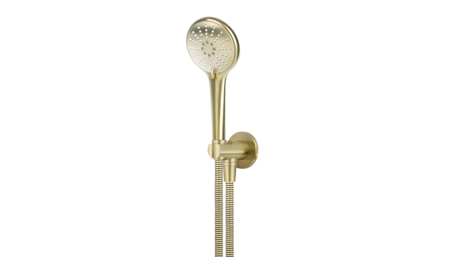 Meir Round Three Function Hand Shower on Fixed Bracket - Tiger Bronze