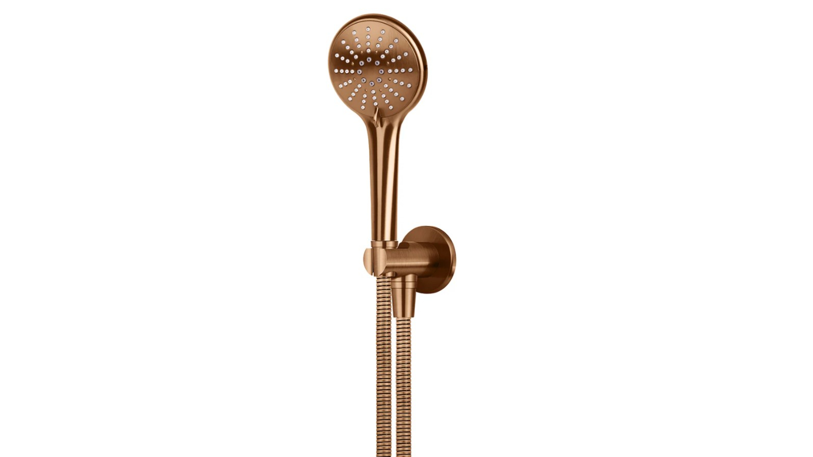 Meir Round Three Function Hand Shower on Fixed Bracket - Lustre Bronze