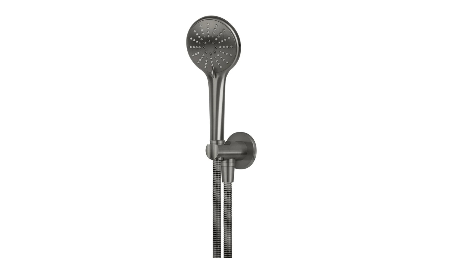 Meir Round Three Function Hand Shower on Fixed Bracket - Shadow
