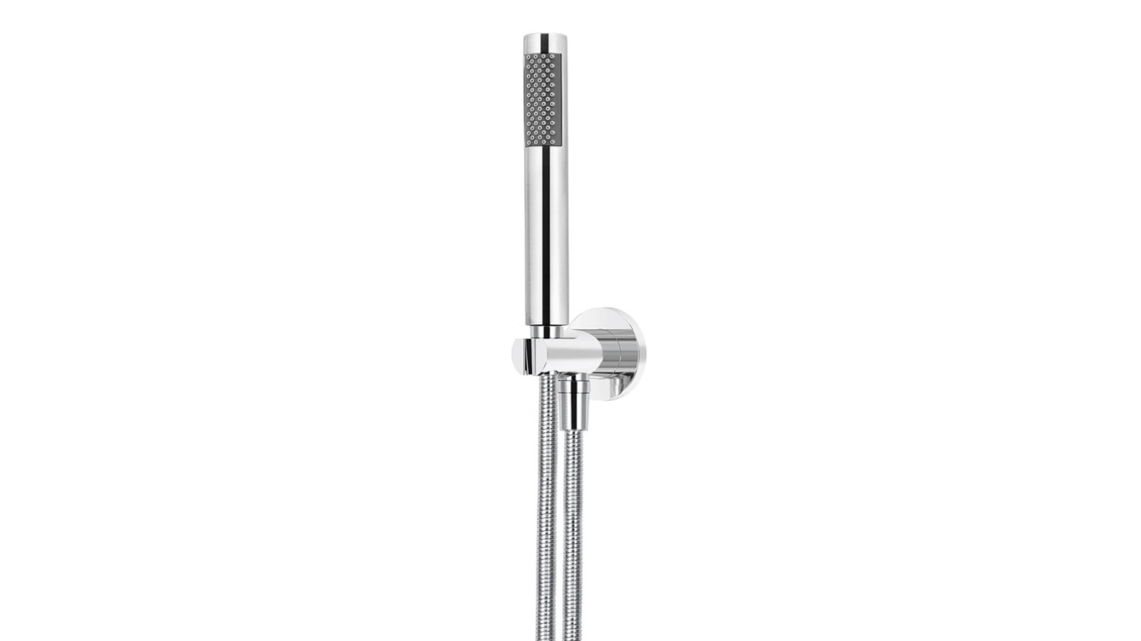 Meir Round Shower on Fixed Bracket - Chrome