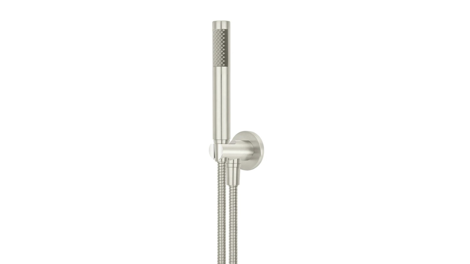 Meir Round Shower on Fixed Bracket - Brushed Nickel