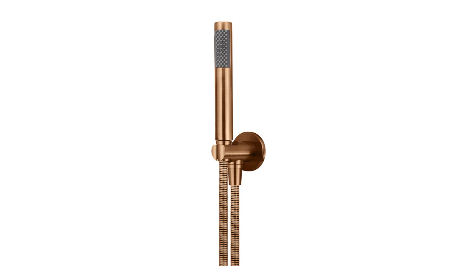 Meir Round Shower on Fixed Bracket - Lustre Bronze