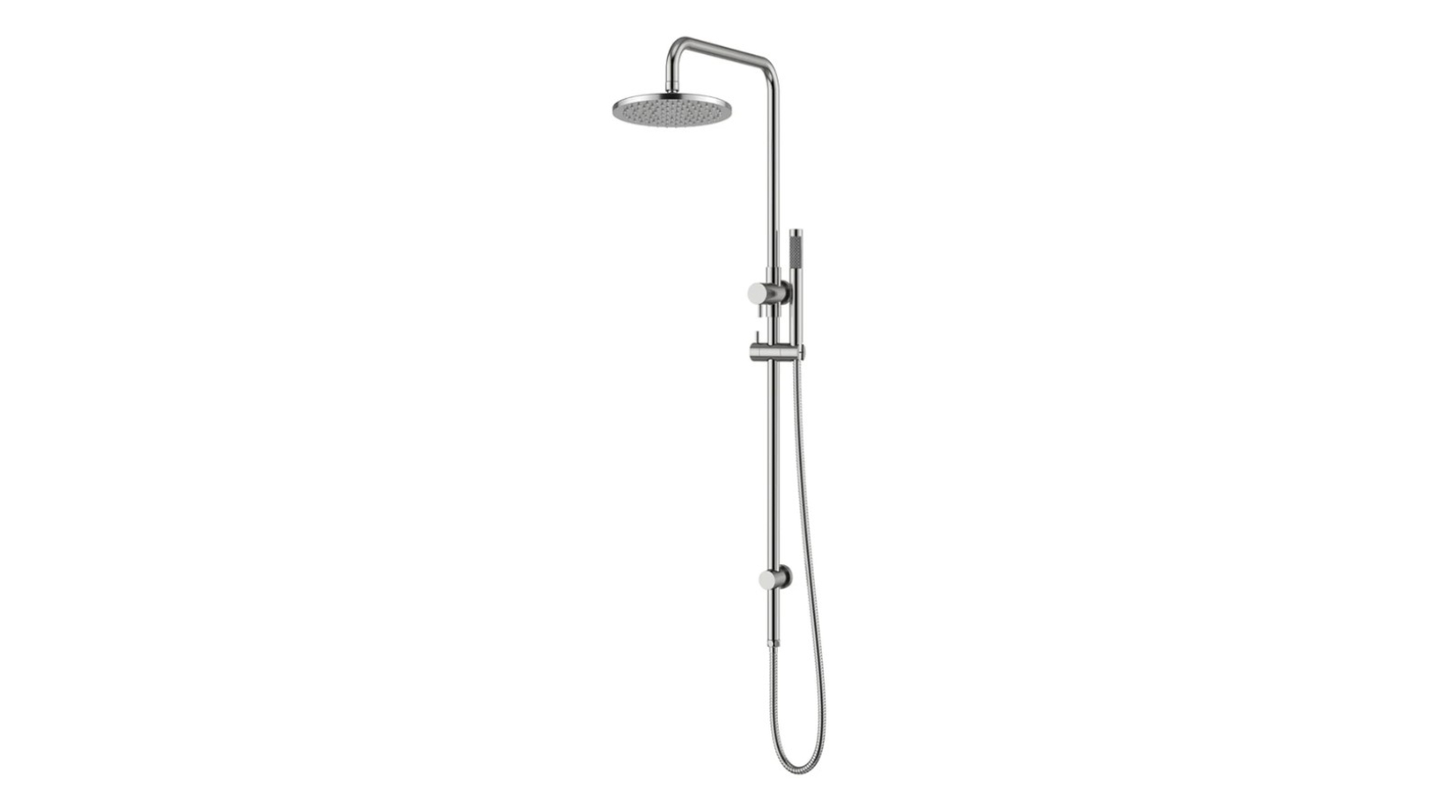 Meir Outdoor Combination Shower Rail Set - Stainless Steel