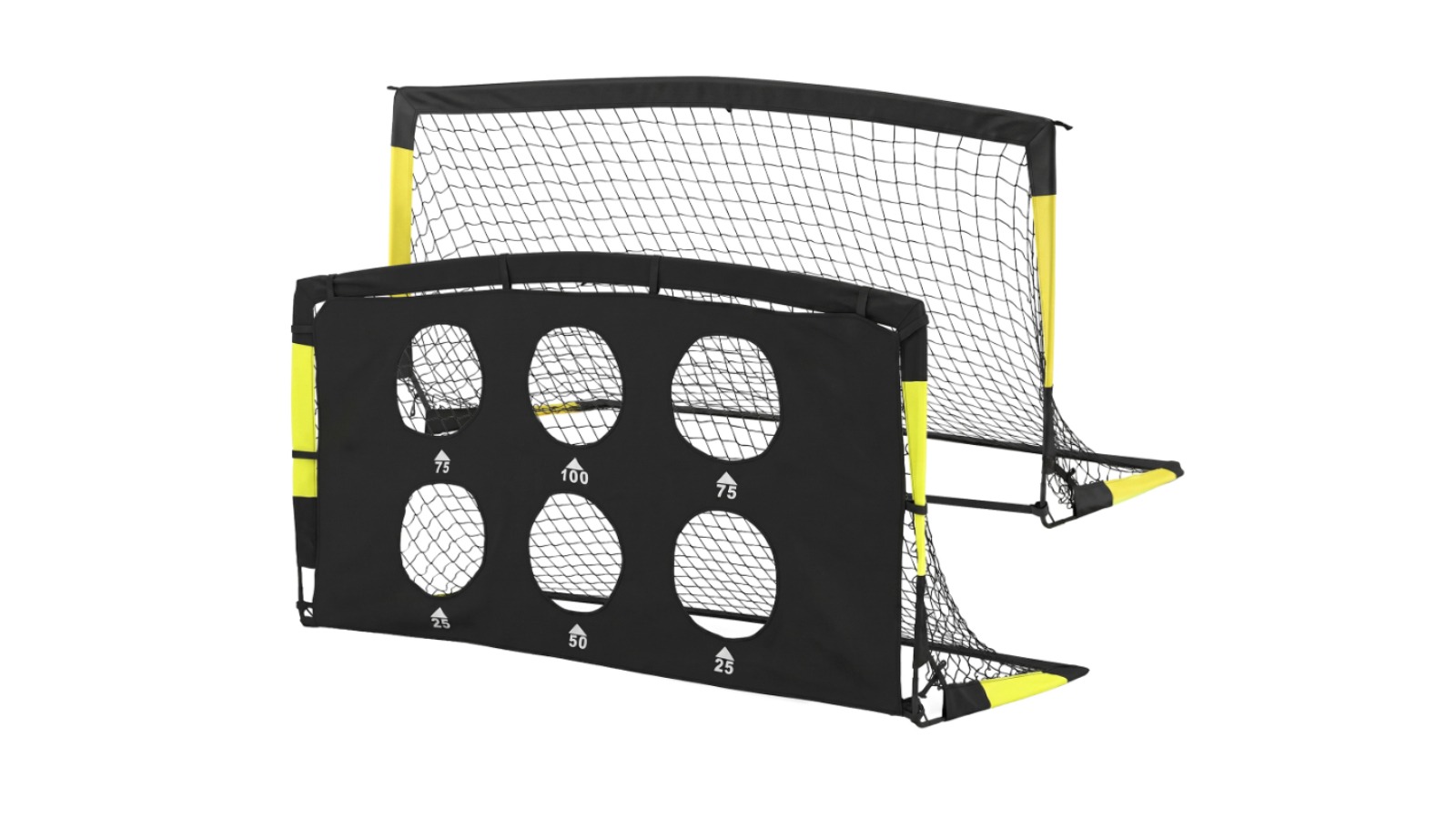 Everfit Set of 2 Pop Up Soccer Goal Target Net