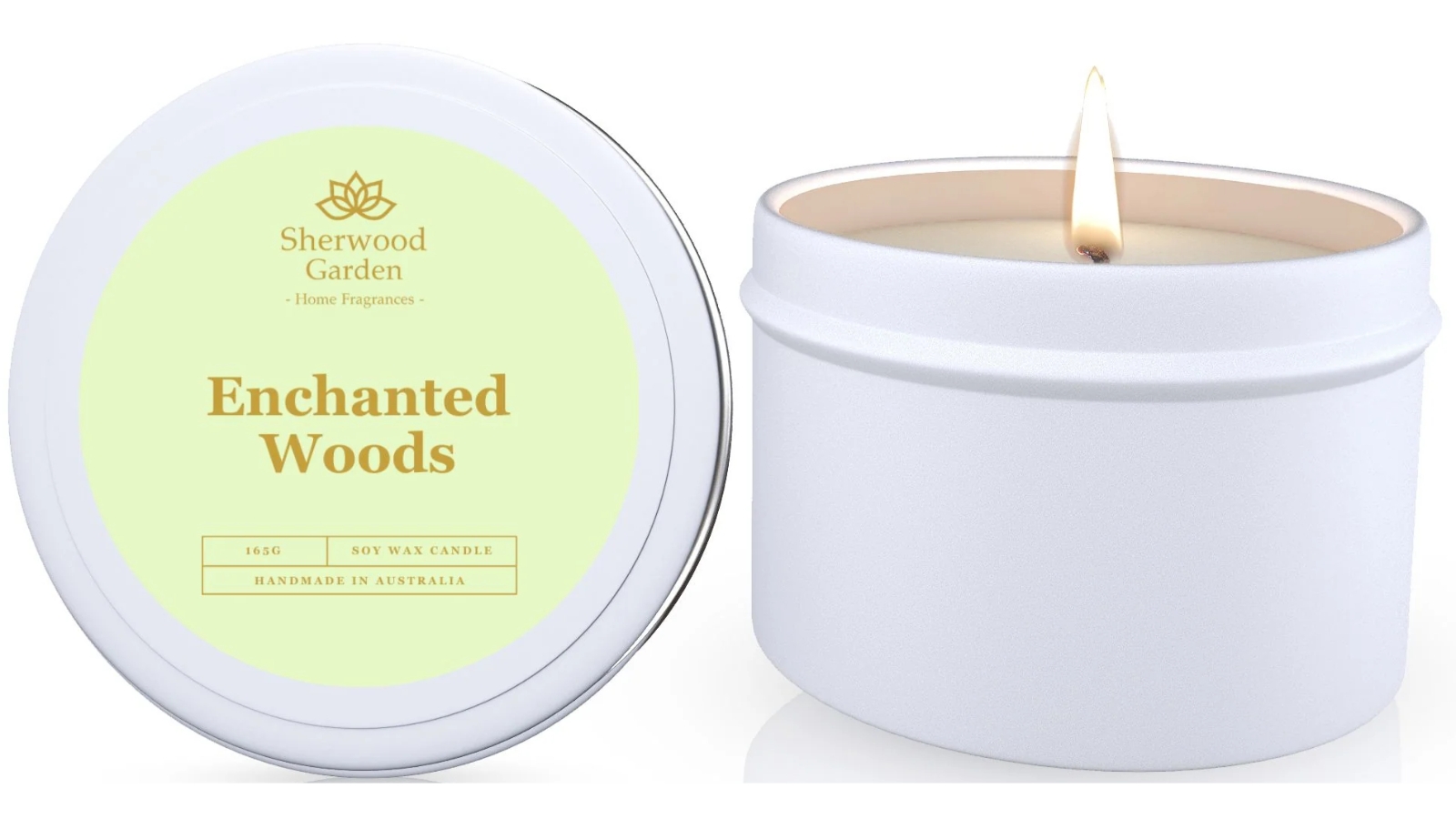 Sherwood Garden Home Fragrances Enchanted Woods Soy Candle Tin - 165g