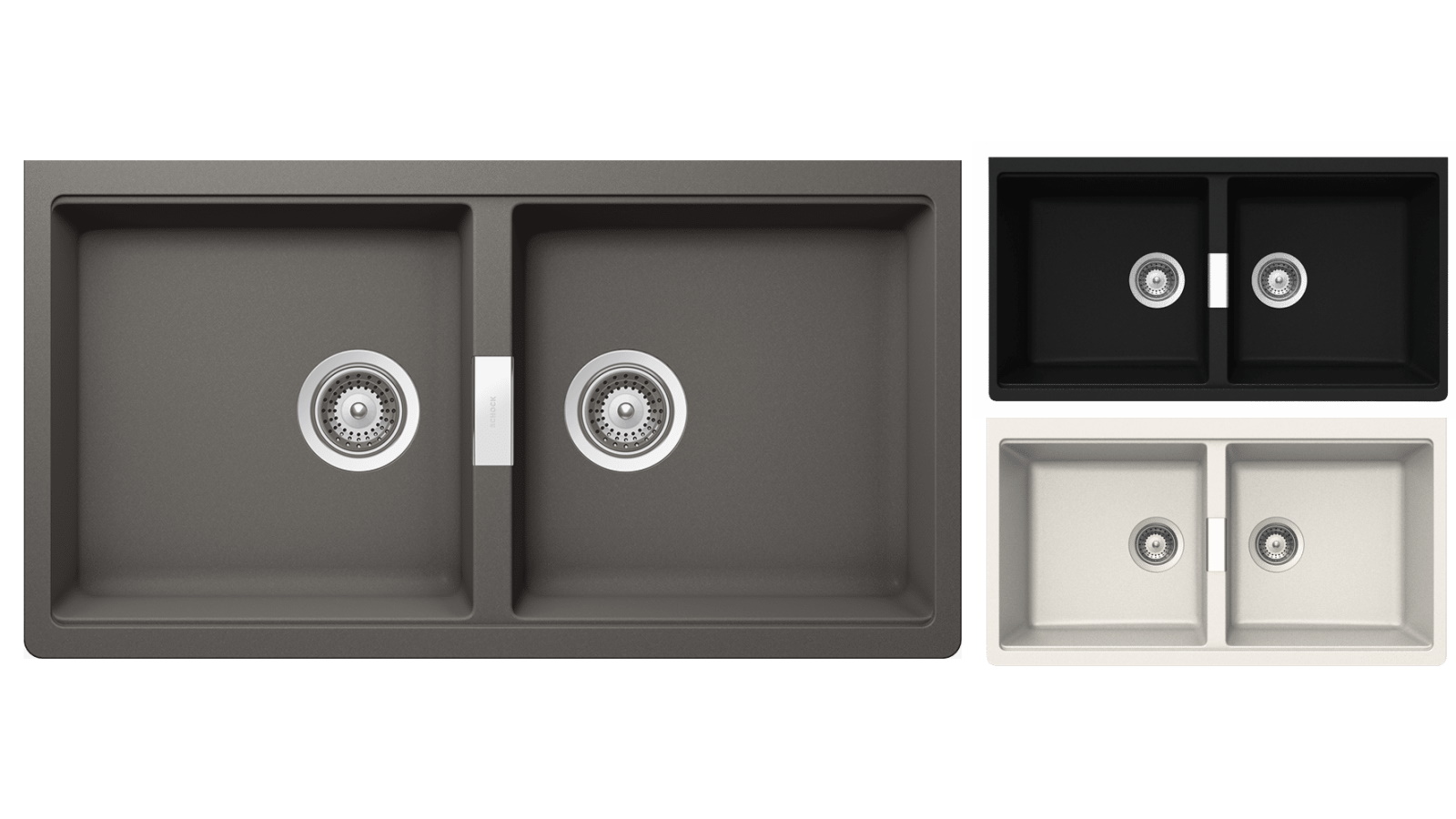 Schock Horizont N200U Double Bowl Undermount Sink