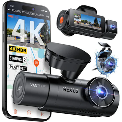 Vantrue N4 Pro S 3-Channel 4K Wi-Fi Dash Cam