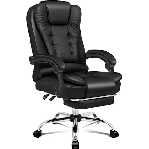 ALFORDSON Office Chair Executive Footrest - Black