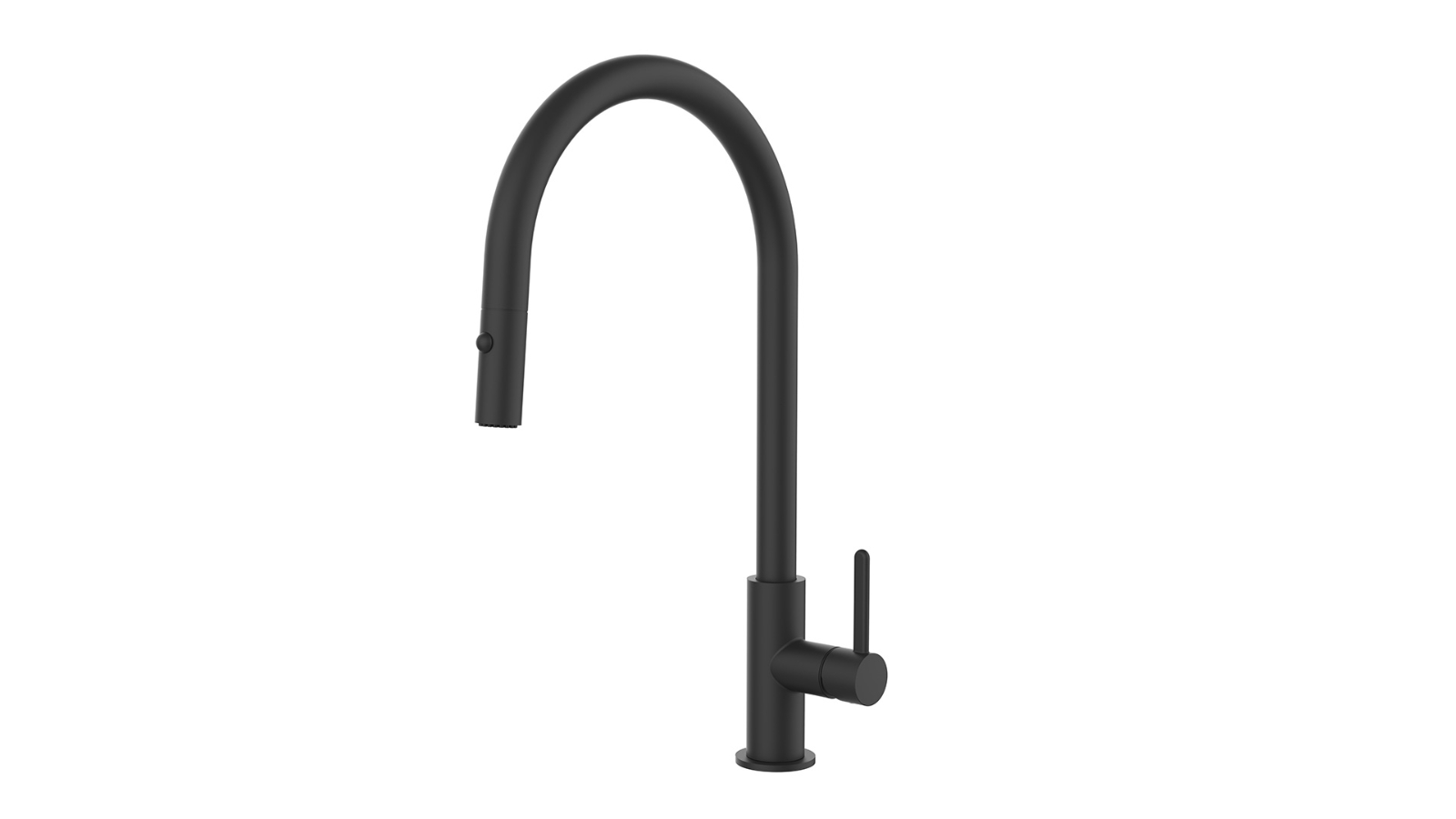 Turner Hastings Naples Pull Out Mixer Tap - Matte Black