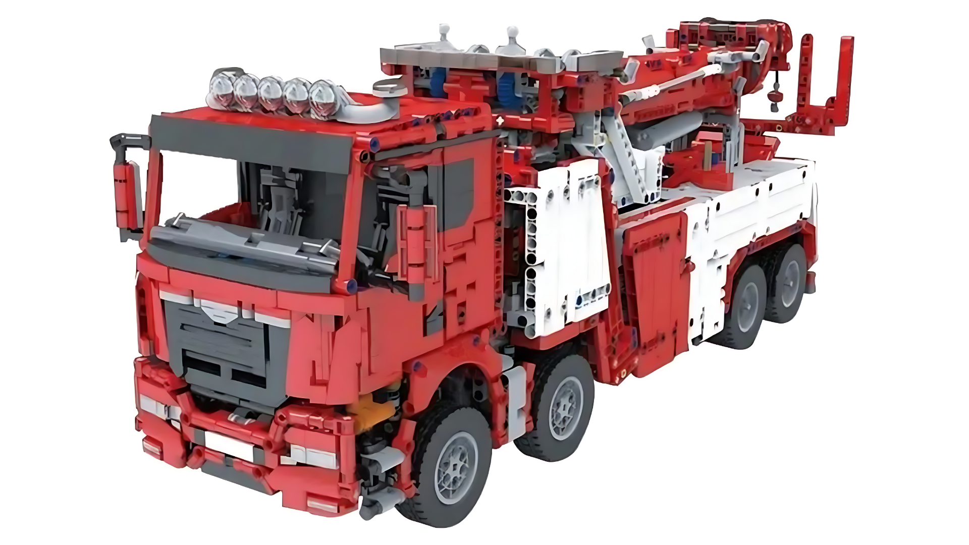 Mould King 4883 Piece Remote Controlled Fire and Rescue Truck Building Set