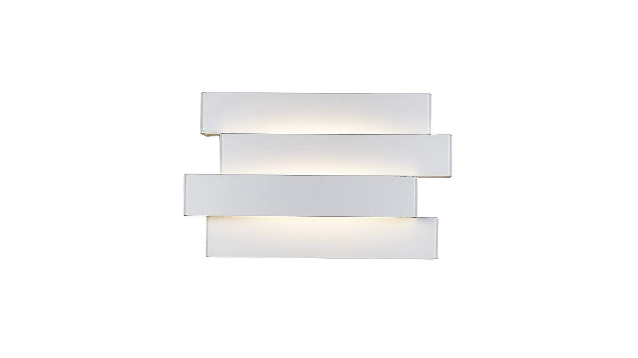 Nagoya White Surface Mounted Rectangular Up/Down Tri-CCT Dimmable LED Interior Wall Light