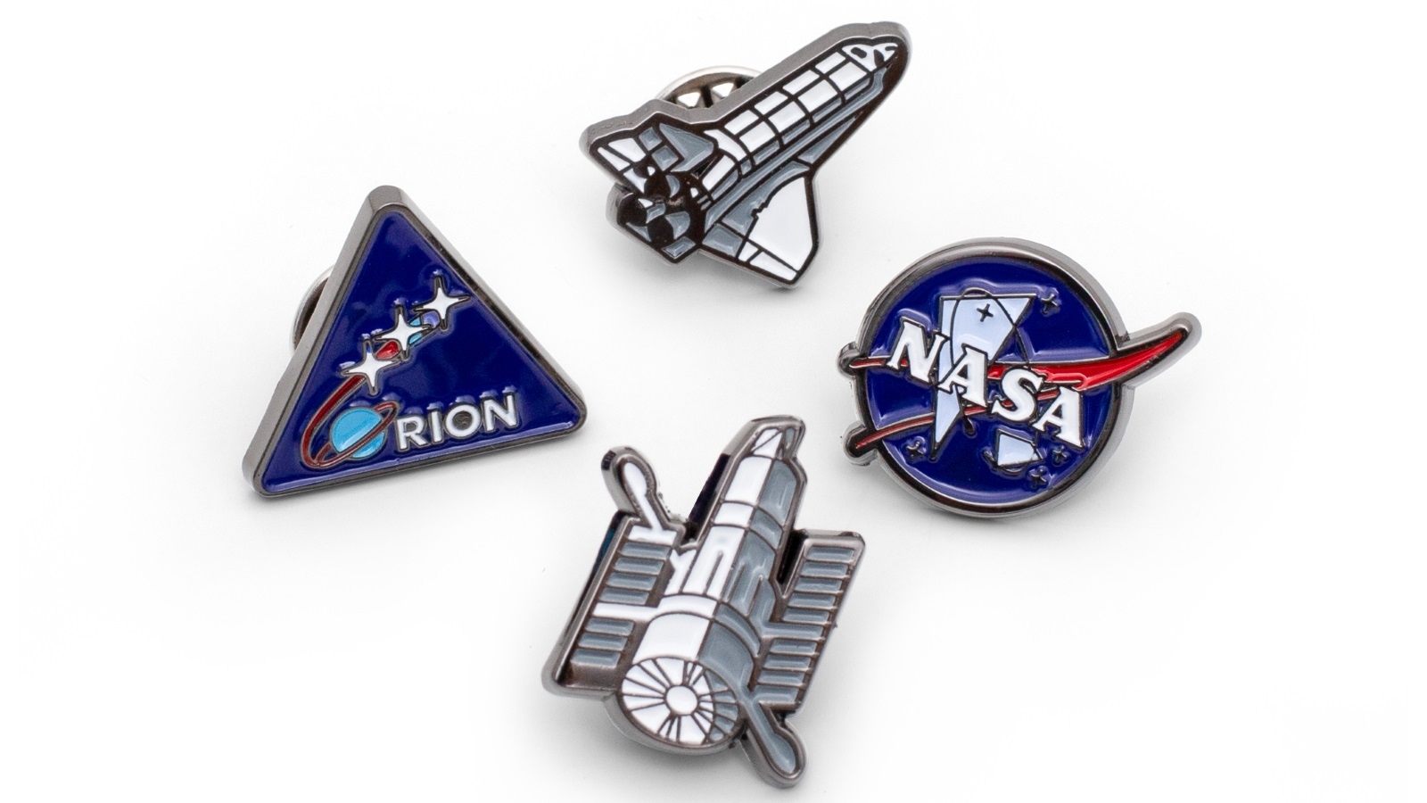 Thumbs Up! NASA Enamel Badge Set