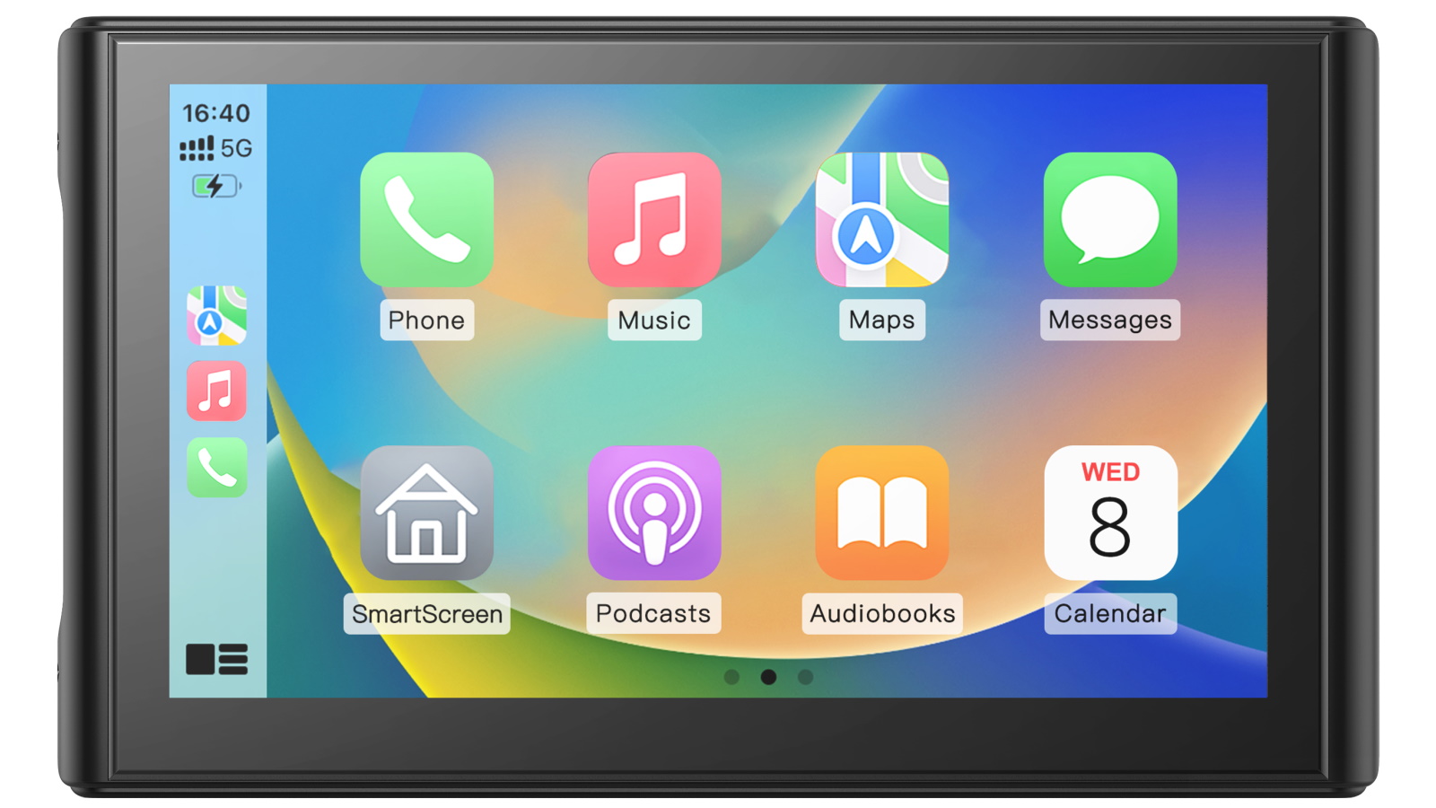 Navig8r 7-inch CarPlay/Android Auto with Magnetic Mount and Dual Cameras