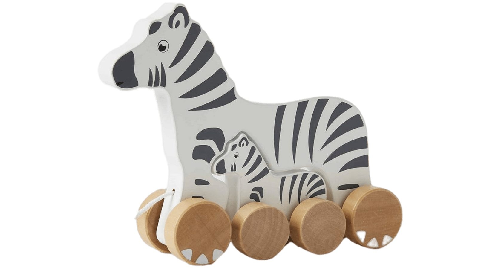 Zookabee Pull Along Zebra & Baby for 12m+