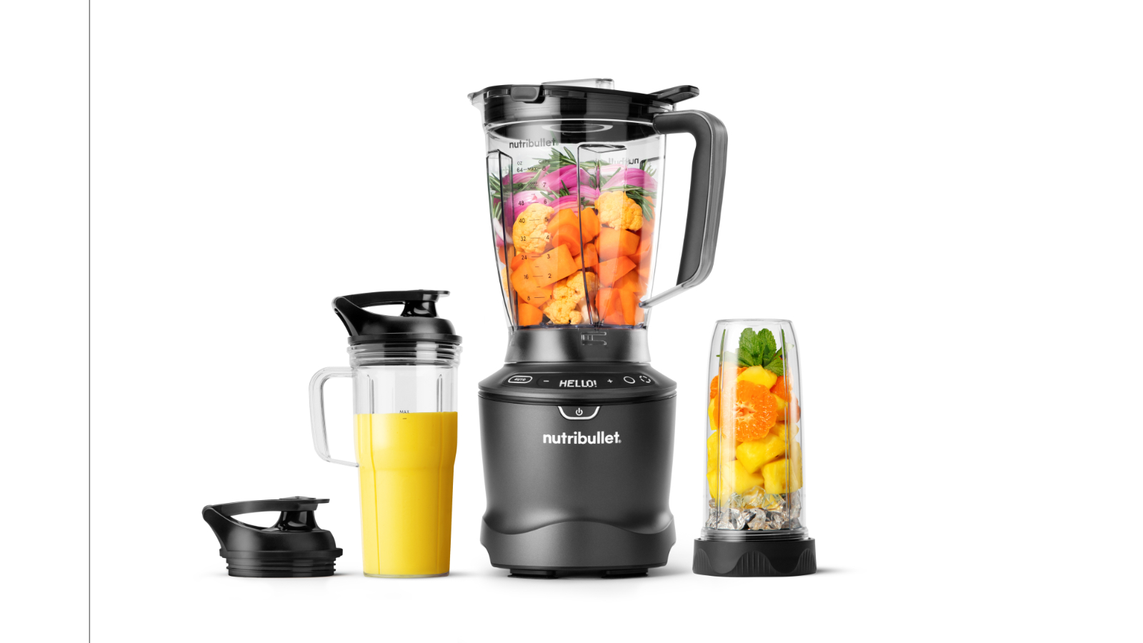 Nutribullet 1500W Smartsense Blender Combo - Black