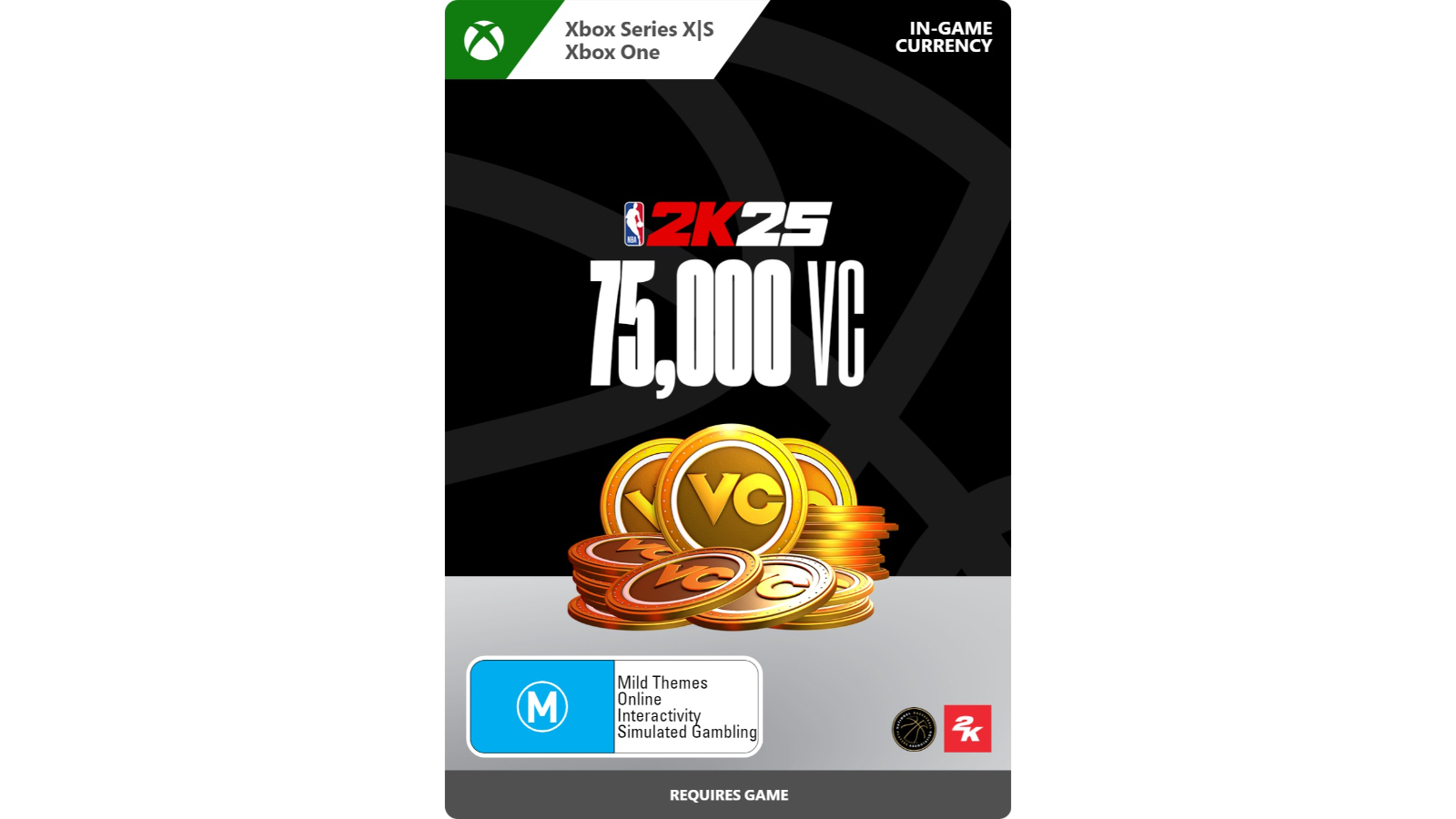 75000 Vc Can You Buy Vc With Xbox Gift Card Xbox NBA 2K25: 75000 VC CTC