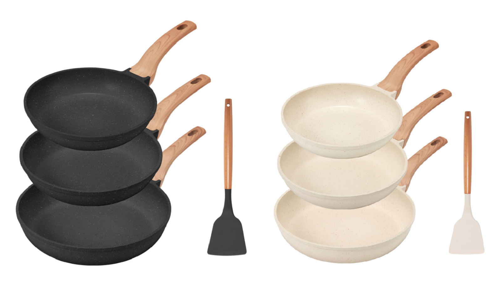 Zuni 3 Piece Non-Stick Frypan Set