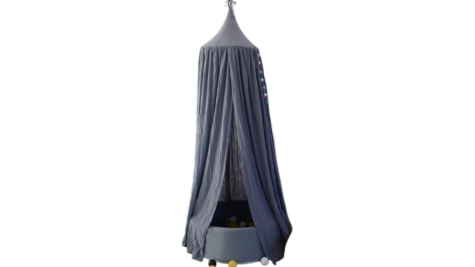 All 4 Kids Aubrey Nursery Canopy - Grey