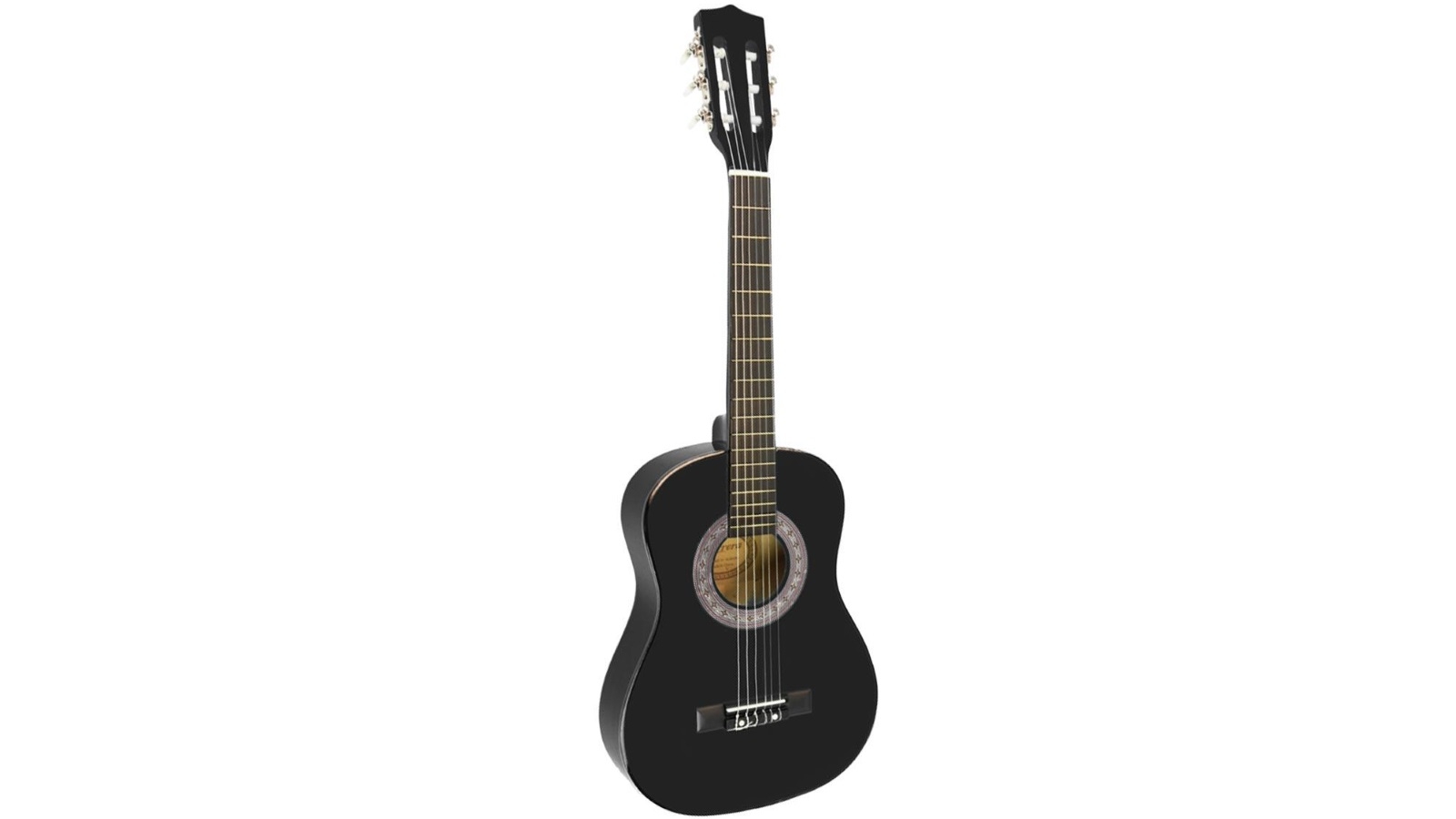 Karrera 34-inch No Cut Acoustic Guitar - Black