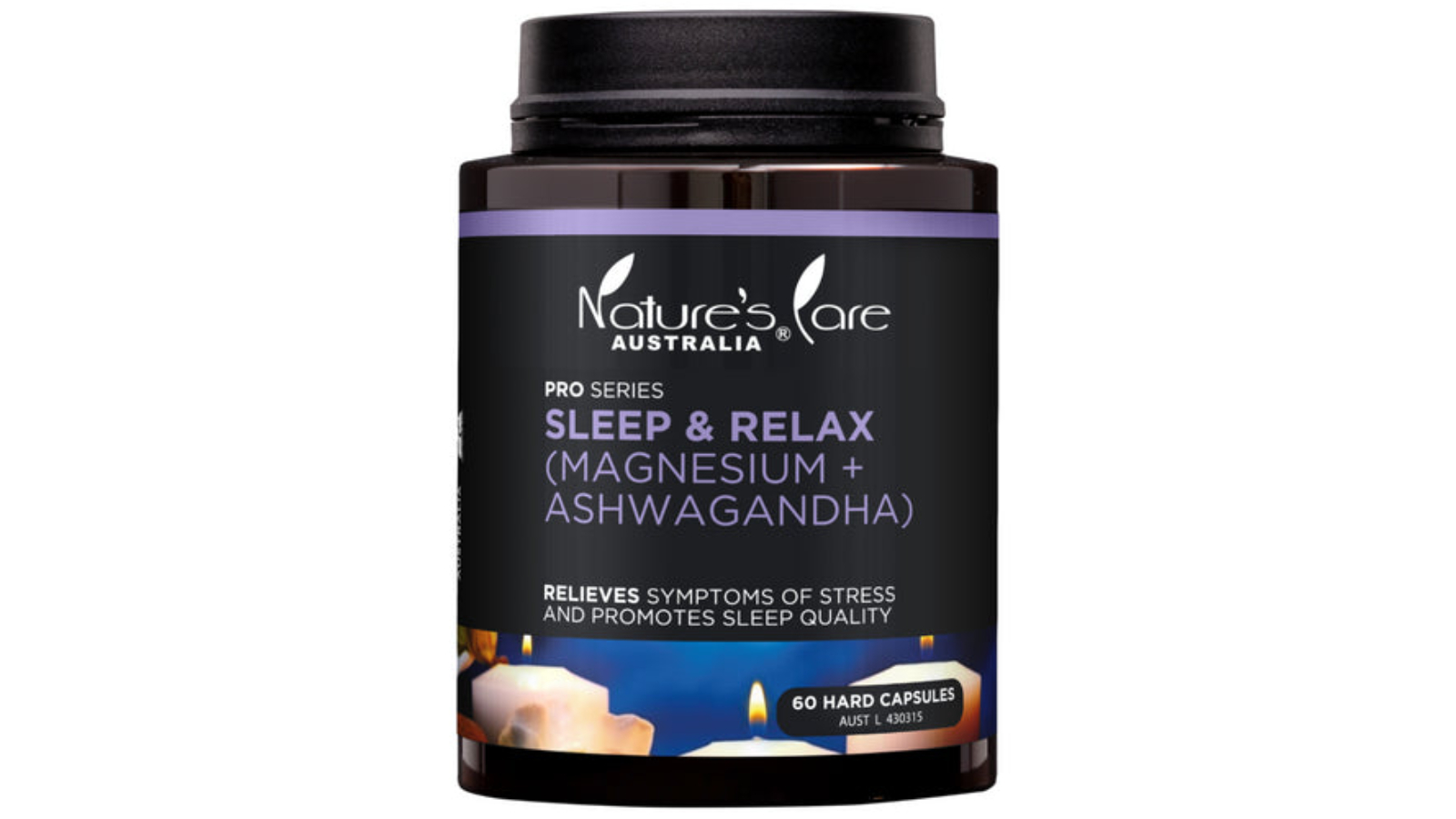 Nature's Care Pro Series Sleep and Relax Magnesium Ashwagandah - 60 Capsule