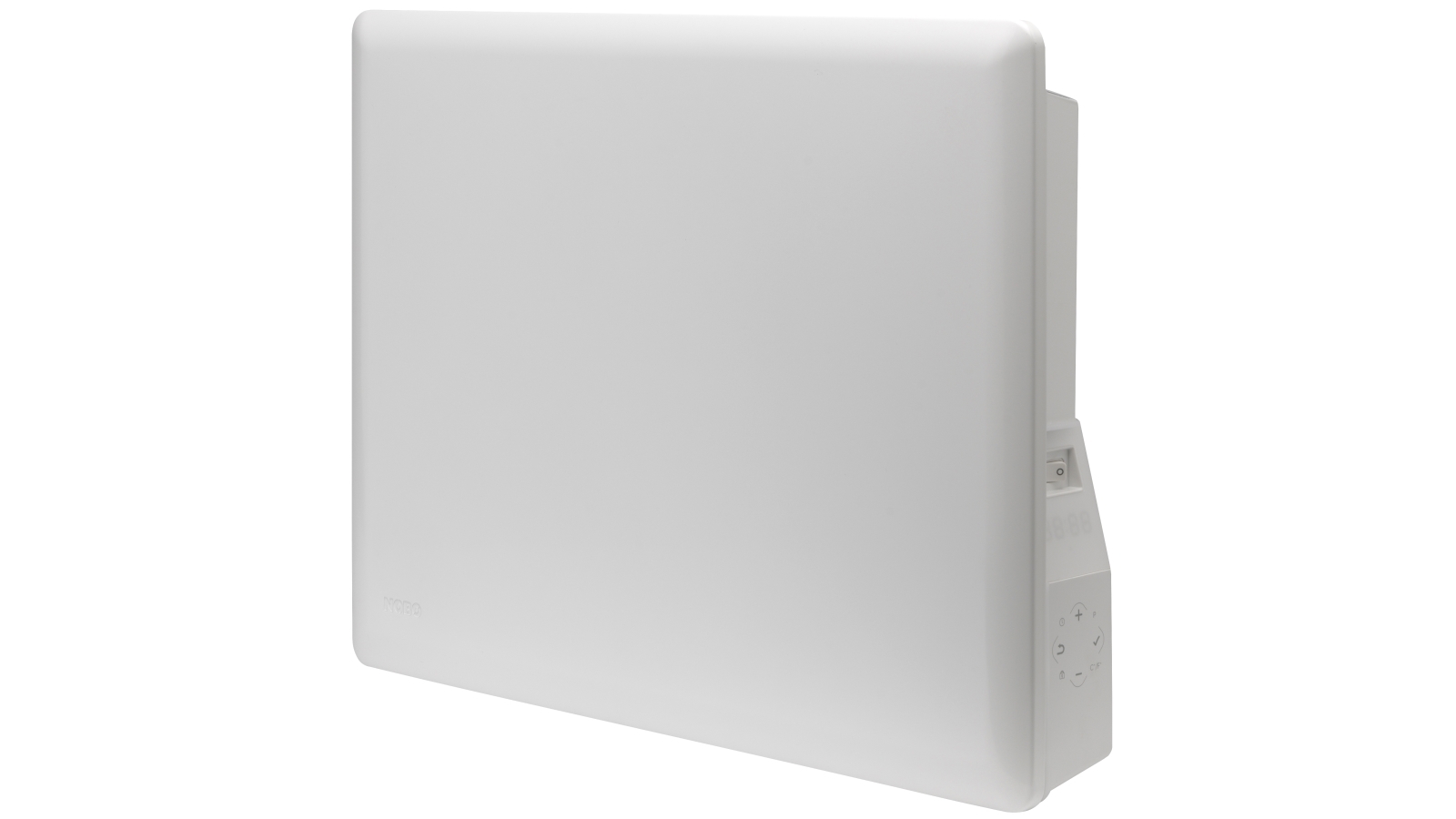 Nobo 1kW Compact Panel Heater White Harvey Norman