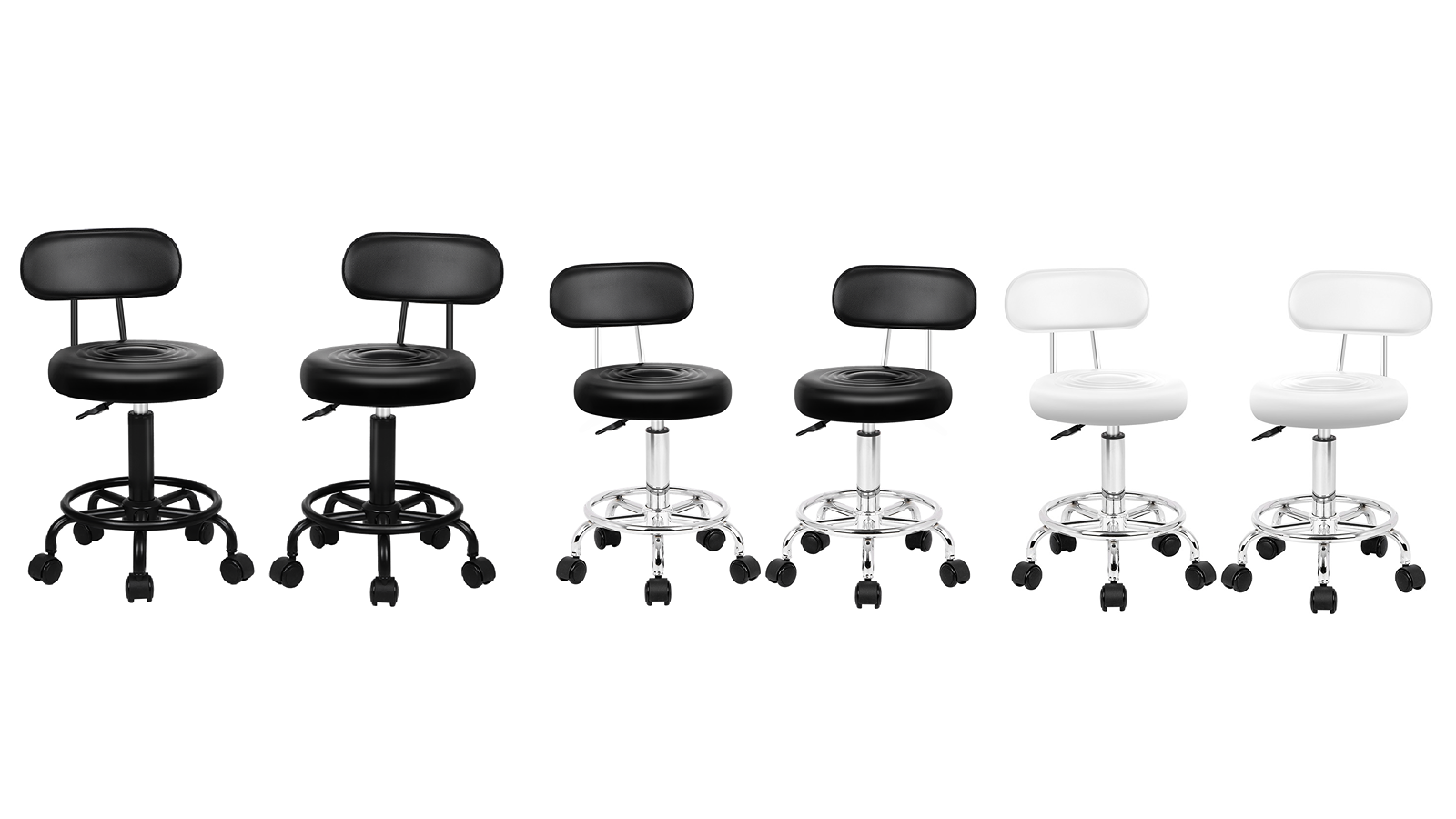 Alfordson 2 Piece Backrest Swivel Salon Stool