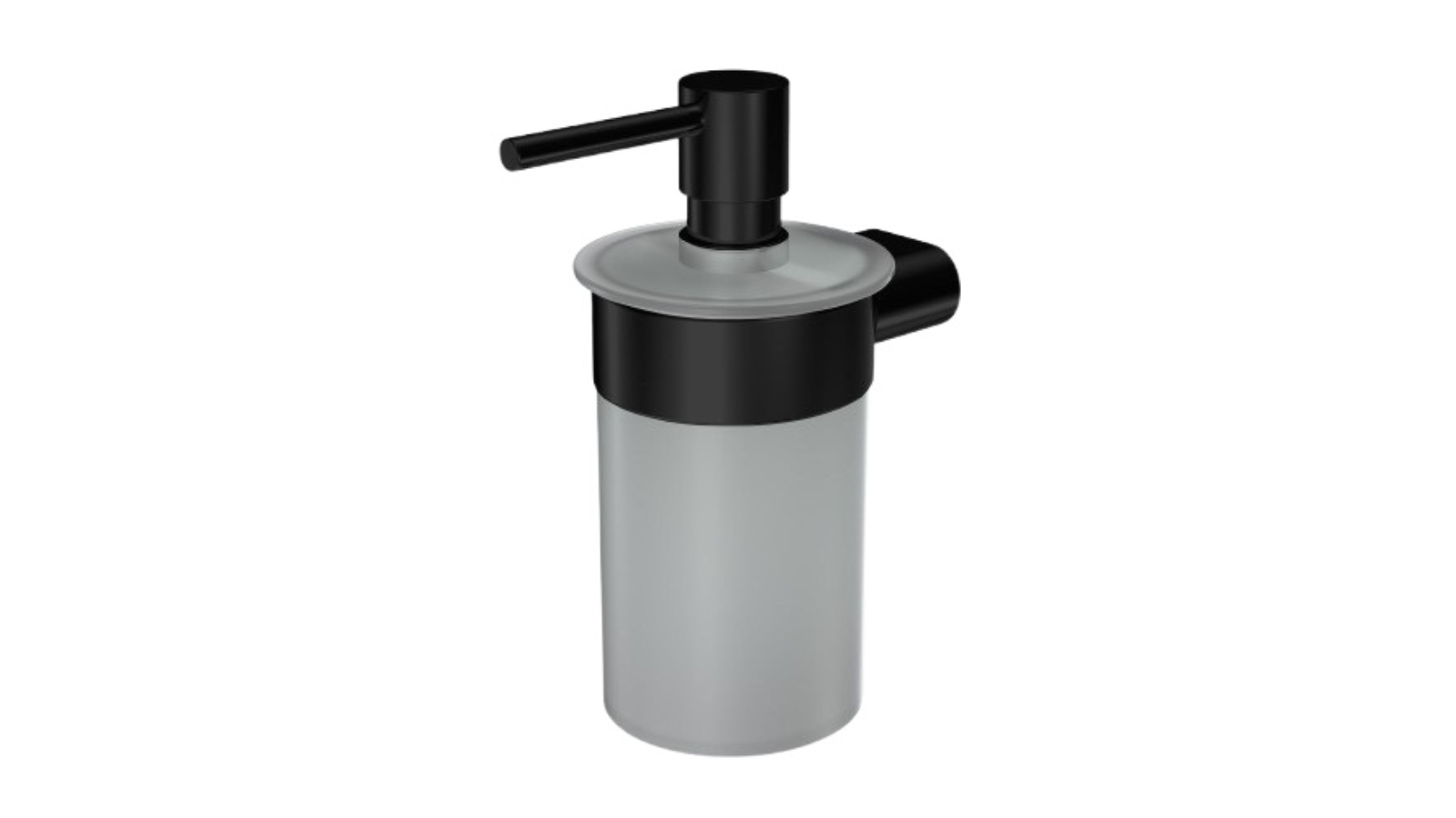 Parisi Ellisse Soap Dispenser - Matte Black