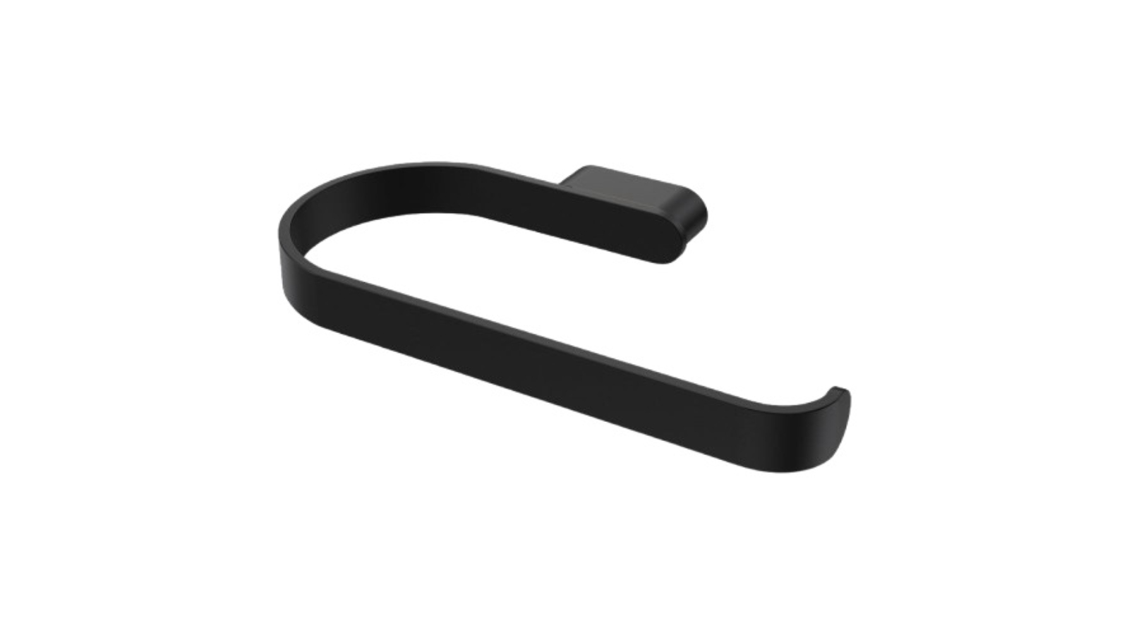 Parisi Ellisse Towel Ring - Matte Black