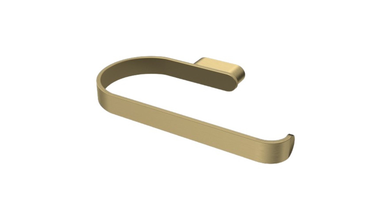Parisi Ellisse Towel Ring - Brushed Brass