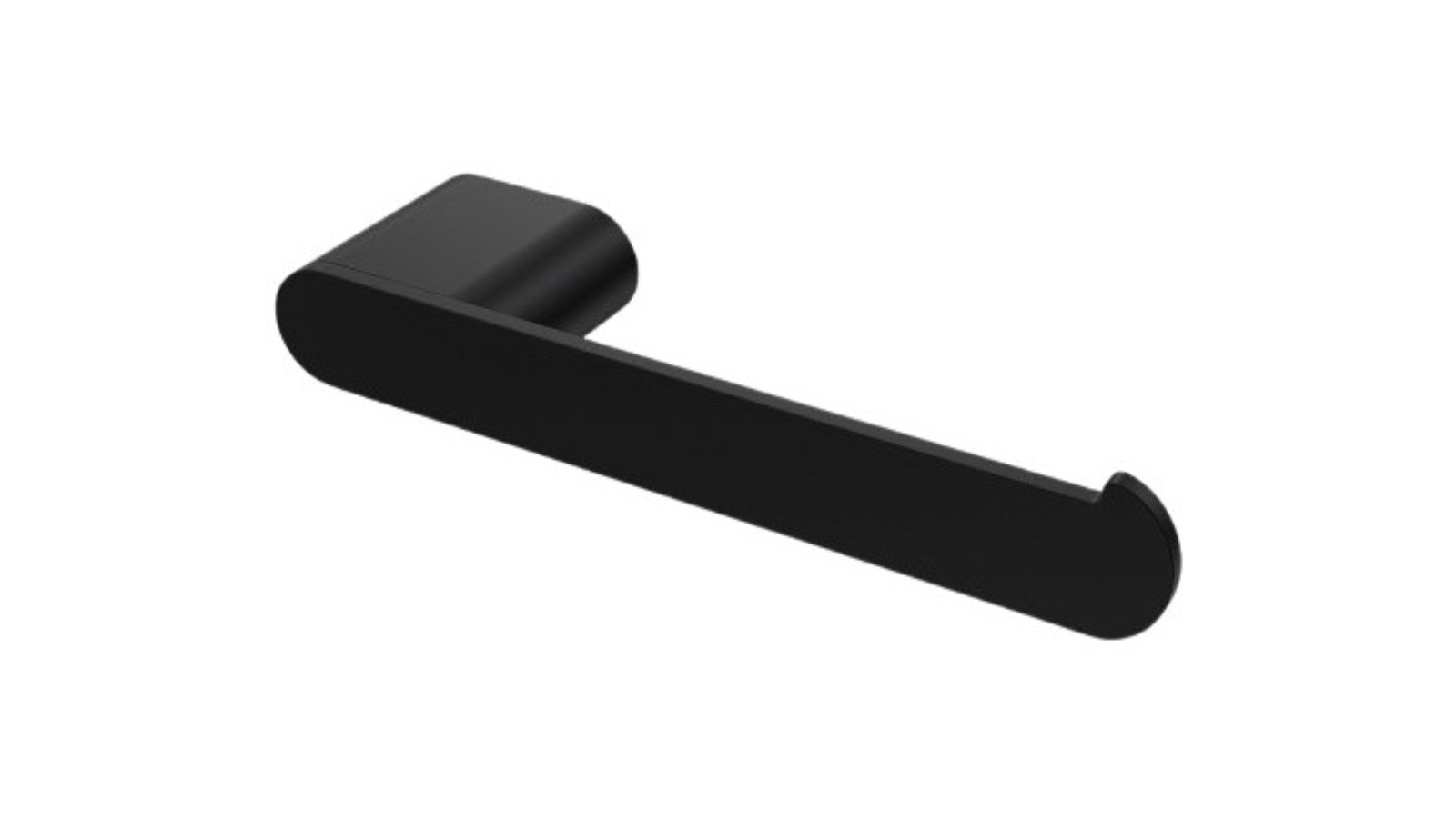 Parisi Ellisse Toilet Roll Holder - Matte Black