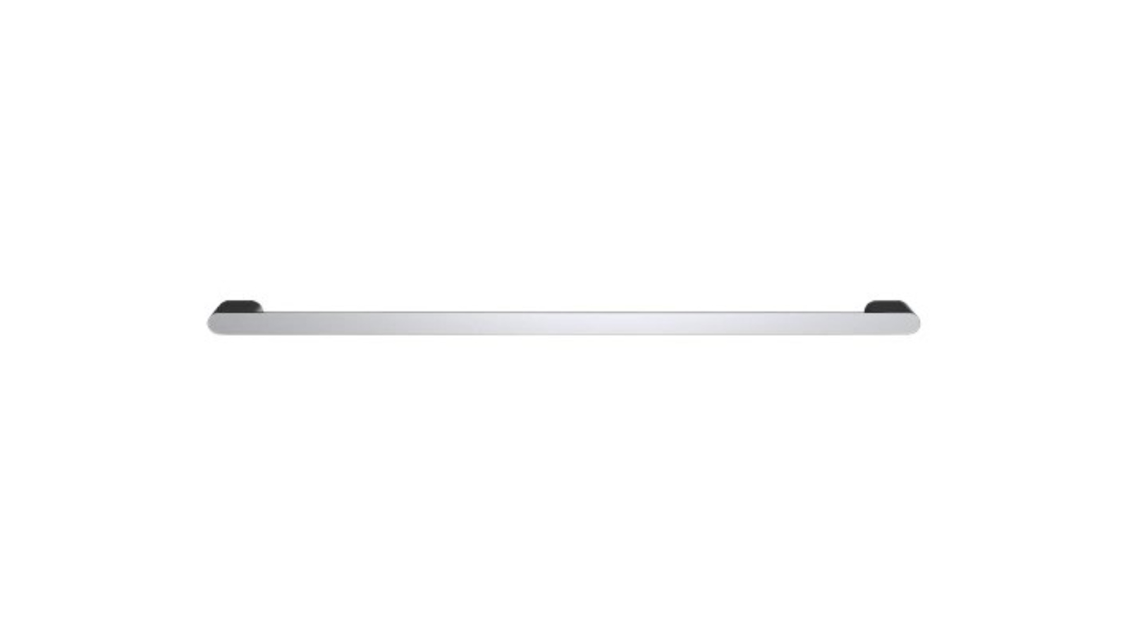 Parisi Ellisse 640mm Slimline Single Towel Rail - Chrome