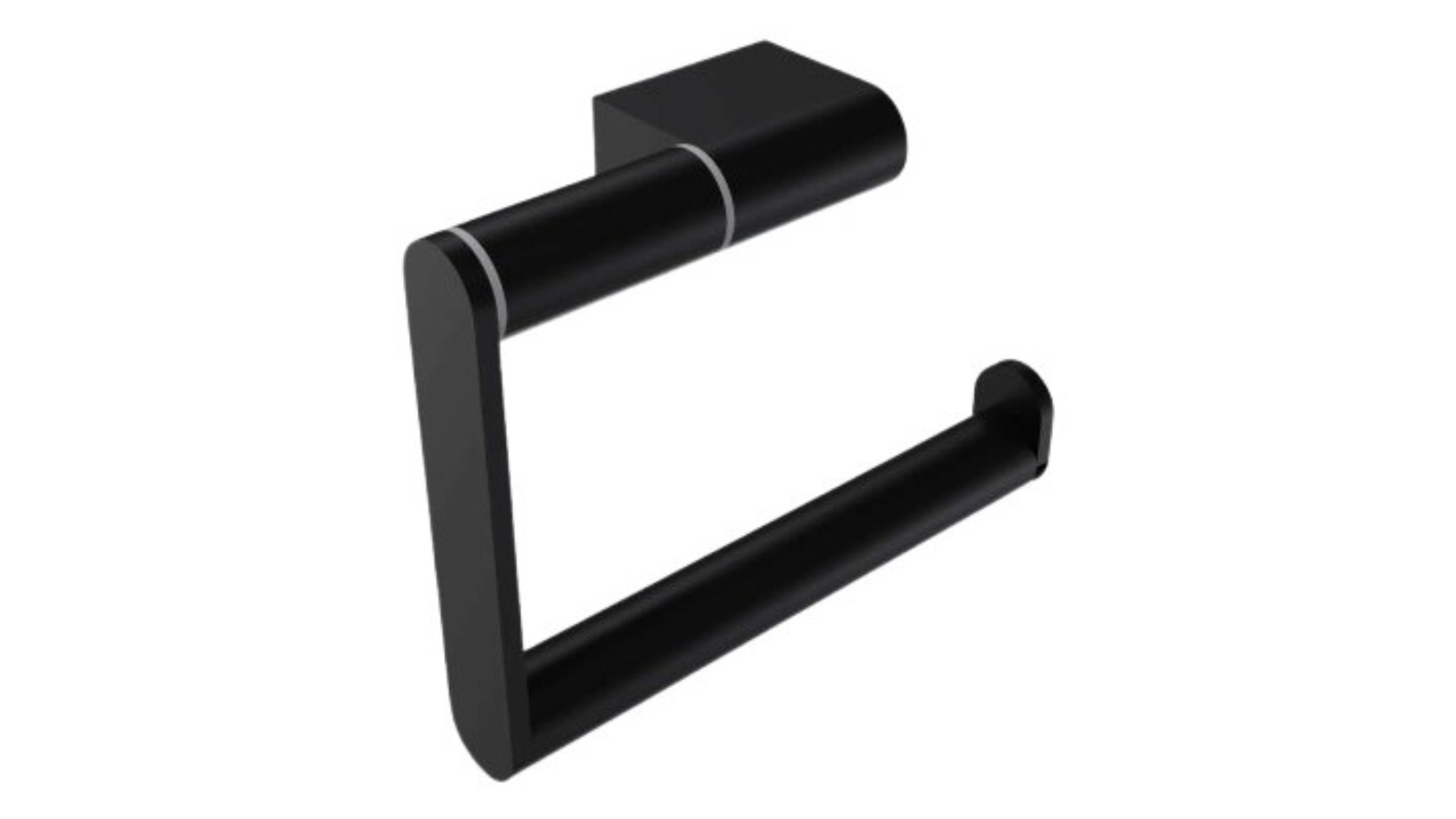 Parisi L'Hotel Right Toilet Roll Holder - Matte Black 