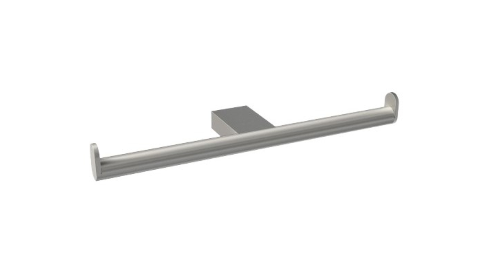 Parisi L'Hotel Double Toilet Roll Holder - Brushed Nickel