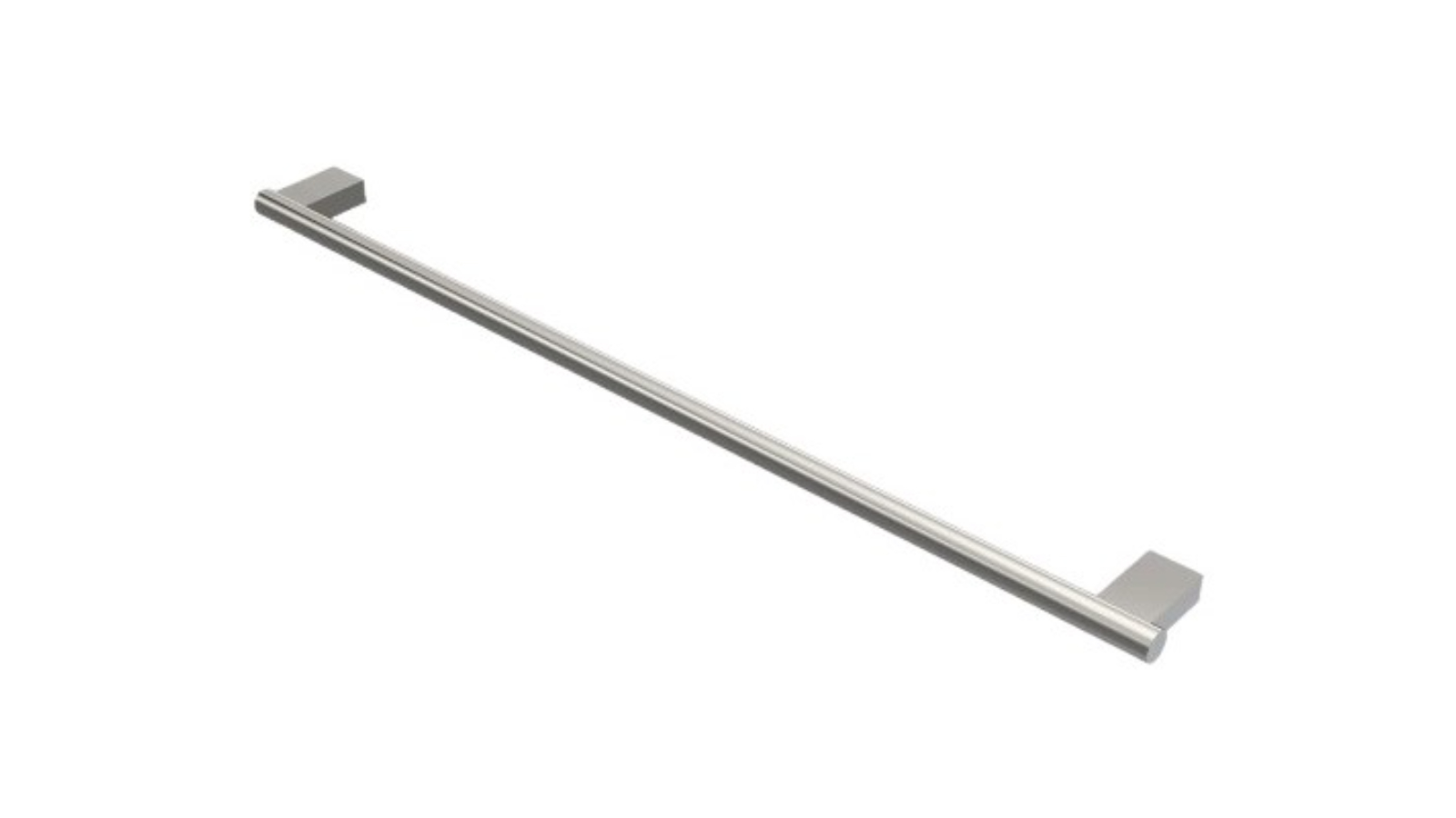 Parisi L'Hotel 800mm Single Towel Rail - Brushed Nickel