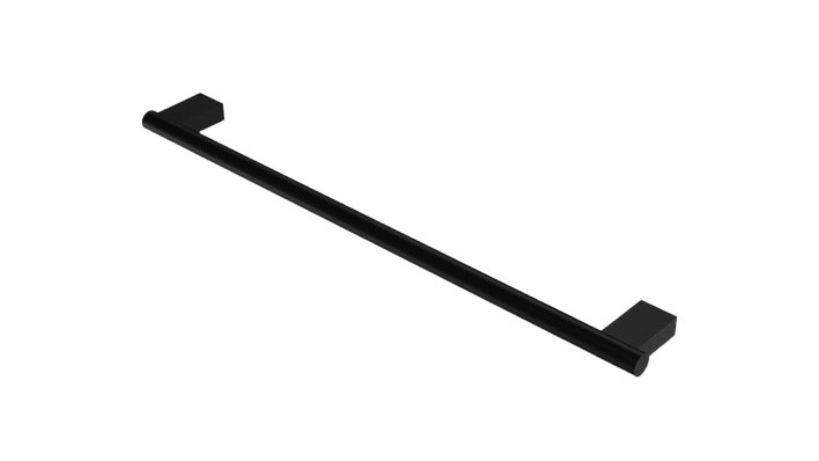 Parisi L'Hotel 600mm Single Towel Rail - Matte Black 
