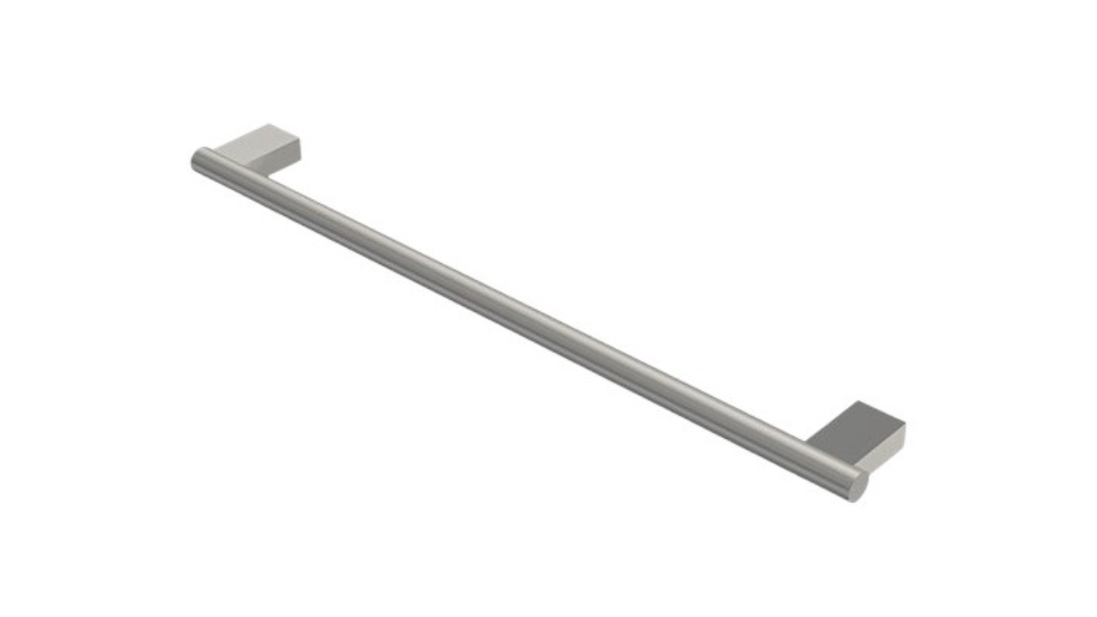 Parisi L'Hotel 600mm Single Towel Rail - Brushed Nickel