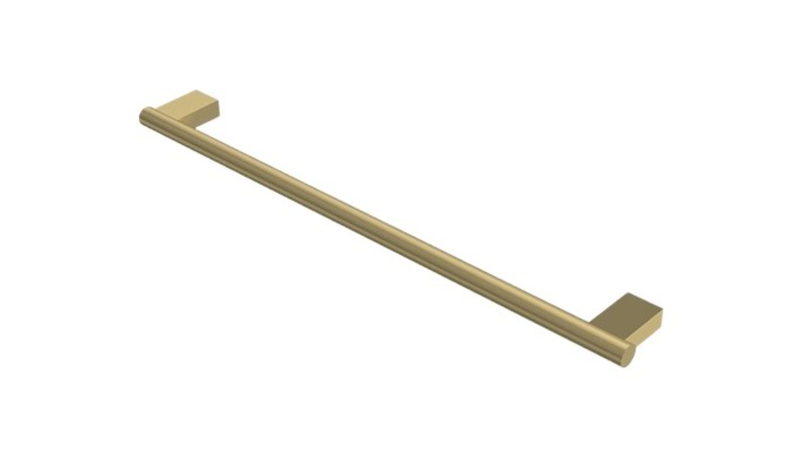 Parisi L'Hotel 600mm Single Towel Rail - Brushed Brass