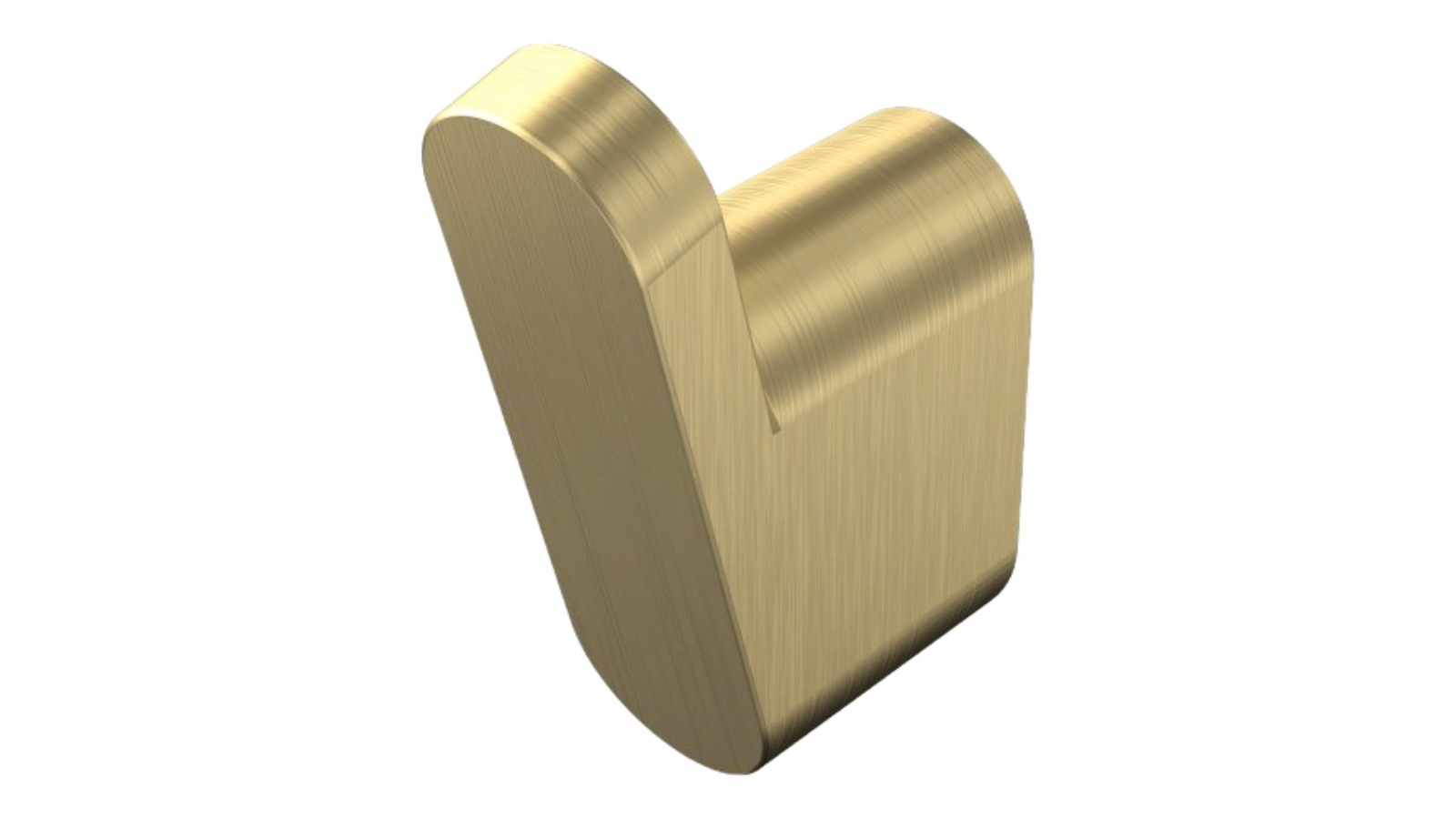 Parisi Linfa Robe Hook - Brushed Brass